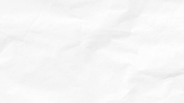 Unfolding and Folding Crumpled Paper Transition,A full animation sequence of white crumpled paper unfolding to reveal the screen and folding to hide it. Perfect for modern transitions, intros