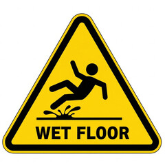 caution wet floor