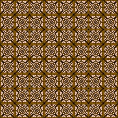  Geometric Circle Seamless Pattern – Vintage Brown and Black Abstract Design