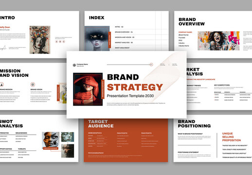 Brand Strategy Presentation Layout