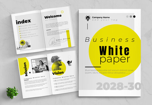 White Paper Template Layout
