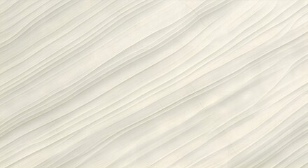 Obraz premium Elegant abstract background of light beige wood grain texture. The diagonal wavy lines create a flowing pattern on a clean, pale wooden surface.