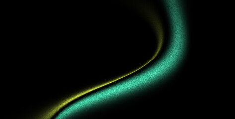 Green yellow black abstract color gradient, grainy noisy background, vibrant noise texture banner header poster cover flyer backdrop design