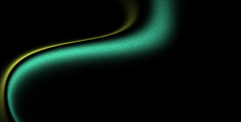 Green yellow black abstract color gradient, grainy noisy background, vibrant noise texture banner header poster cover flyer backdrop design