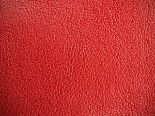 Fine red leather texture using as background or header, fashion backdrop