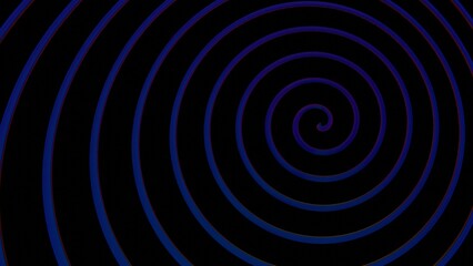 a black and blue spiral pattern