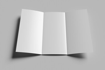 Trifold brochure mockup