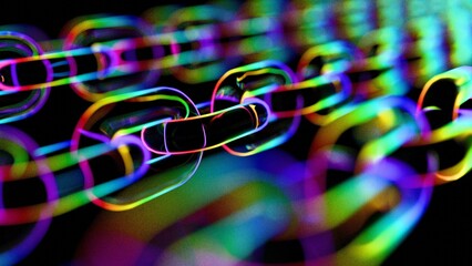 a bunch of colorful circles