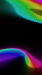 a colorful abstract background with lines and curves