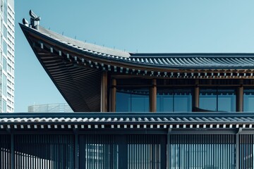 High Quality Picture of Modern Architecture in the Asakusa, Tokyo, Honshu