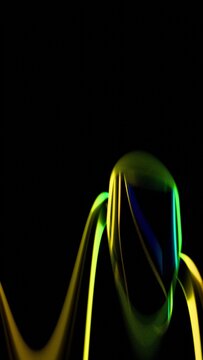 a black background with a light painting of a hat