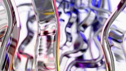 abstract art with colorful lines and lines