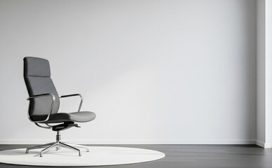 Elegant Minimalist Office: A Study in Modern Simplicity and Functional Design