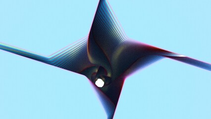 a bird flying in the sky with a white ball in its beak
