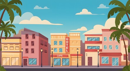 Cityscape Vector Illustration