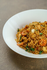 Future of Food Photography: Chef Cooked Vegan Gluten-Free Meals with Quinoa, Lentil & Seasonal Veggies - Sizzling Plant-Based Sustainable Cuisine