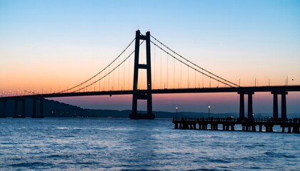 Obraz premium golden gate bridge at sunset