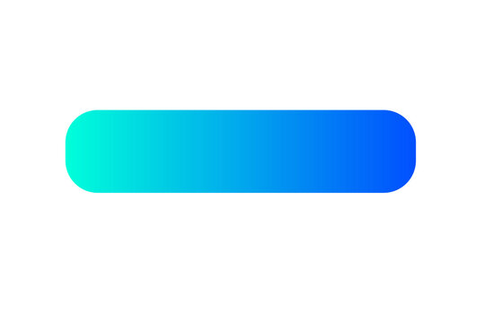 Blue gradient rounded rectangle button shape for UI, web elements, and modern design components