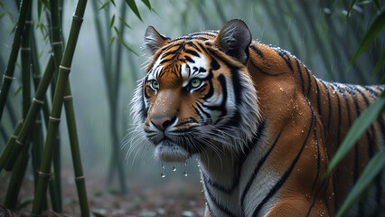 tiger in the forest