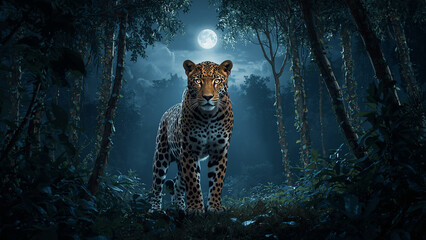 portrait of a leopard