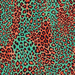 Trendy Elegant shape vector blurred earth skin tones trendy leopard animal skin wild life hand drawn seamless pattern wrapping paper decorative,  print canvas repeatable pattern, Fashionable Luxury 