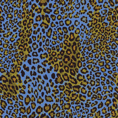 Trendy Elegant shape vector blurred earth skin tones trendy leopard animal skin wild life hand drawn seamless pattern wrapping paper decorative,  print canvas repeatable pattern, Fashionable Luxury 