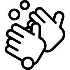 Hands bubbles Icon
