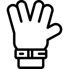 Hand spock Icon
