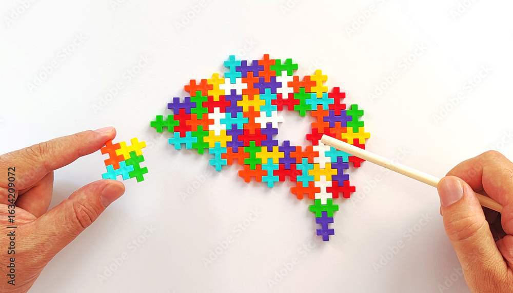 Poster mental health and problems with memory. a missing pieces of the brain puzzle.