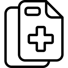 Obraz premium Files medical Icon