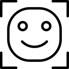 Face viewfinder Icon