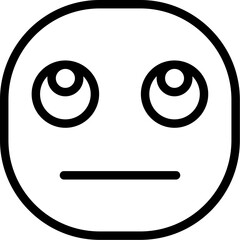 Face rolling eyes Icon