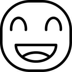 Face laugh beam Icon