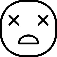 Face dizzy Icon