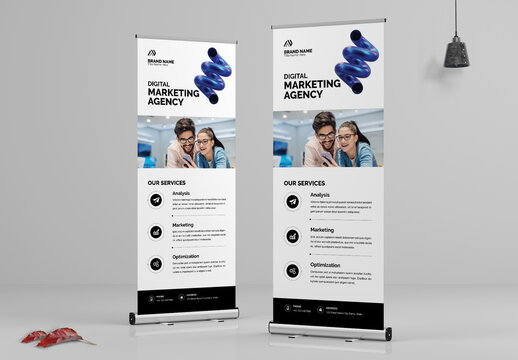 Corporate Roll Up Banner Design