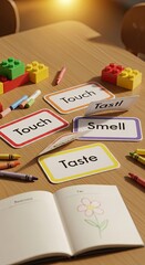 Colorful Learning Tools for Sensory Recognition in Early Education