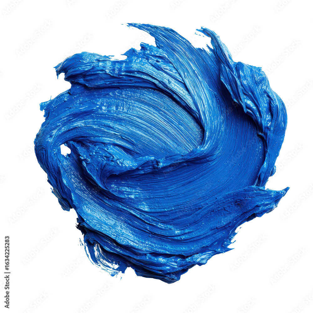 Poster vibrant blue paint swirls create a dynamic texture showcasing artistic expression and creativity in 