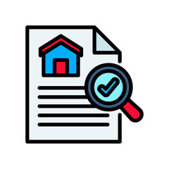 Asset Audit lineal color icon