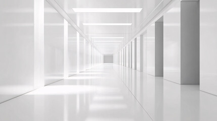Obraz premium 3d render of a corridor