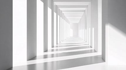 Obraz premium corridor with columns