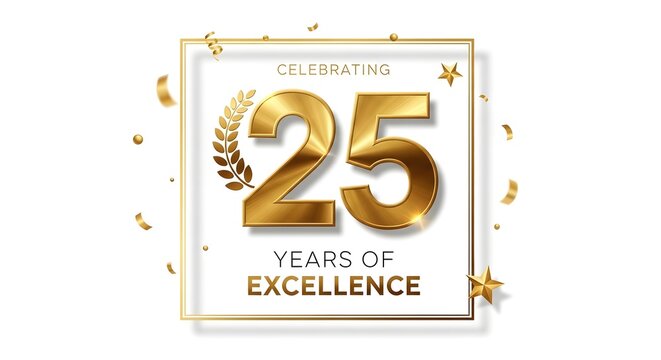 Celebrating 25 Years of Excellence Golden Design
