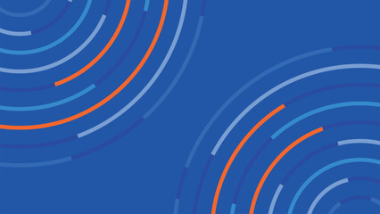 サークルの抽象的サイバーイメージ背景　夏色