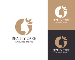Obraz premium Flathand drawn beauty hair salon logo collection