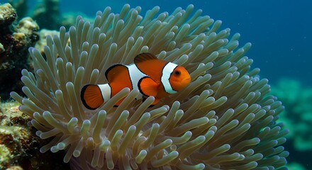 Clownfish in Anemone: A Vibrant Coral Reef Symbiosis