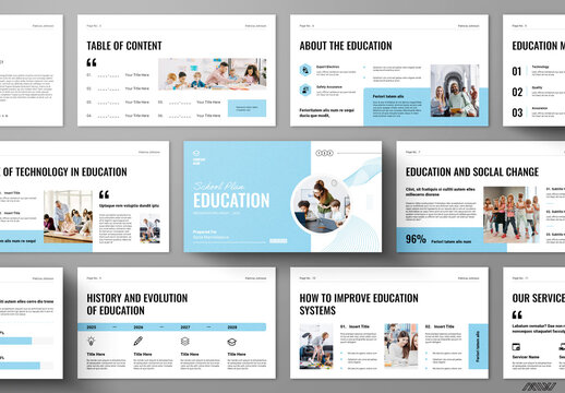 Education Presentation Layout