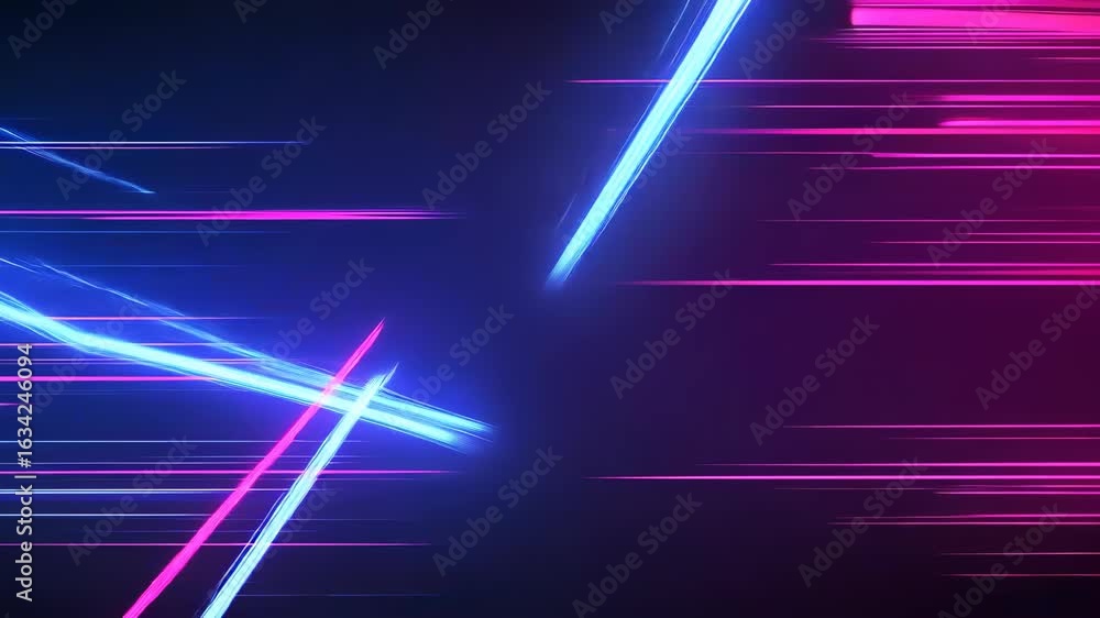 Poster abstract technology background with colorful motion lines