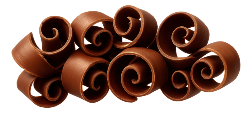 Vacuum-sealed plastic pack containing a dense, compacted cocoa powder brick.