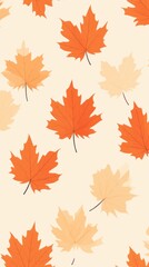 Fototapeta premium Maple leaves pattern plant leaf.