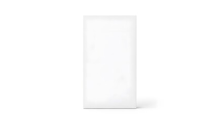 Blank White Box Mockup on White Background