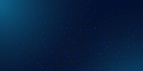 Dot  white blue pattern screen led light gradient texture background. Abstract  ai technology big data digital background. 3d rendering.